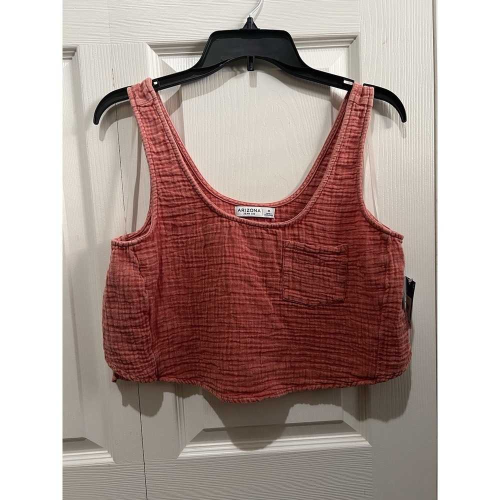 Arizona 100% Cotton Crap Top Women's‎ Size M